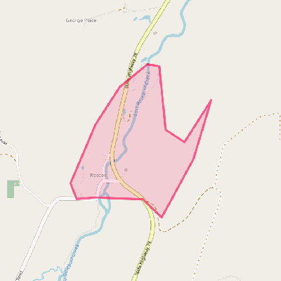 Map of Roscoe