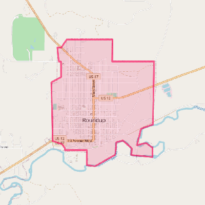 Map of Roundup