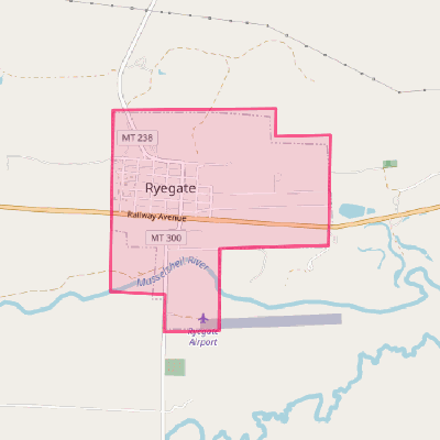 Map of Ryegate