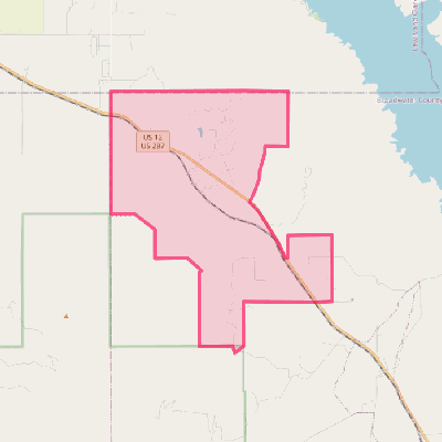 Map of Spokane Creek