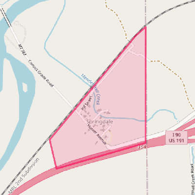 Map of Springdale