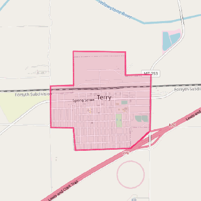 Map of Terry