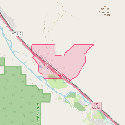 Map of Turah