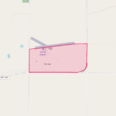 Map of Turner