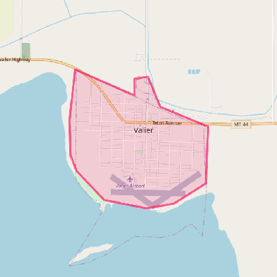 Map of Valier
