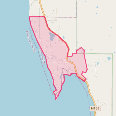 Map of Woods Bay