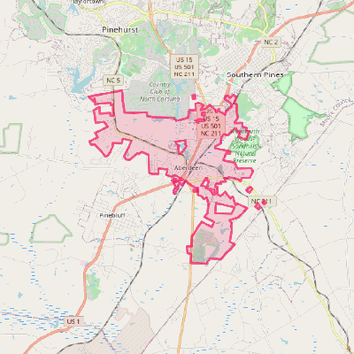 Map of Aberdeen