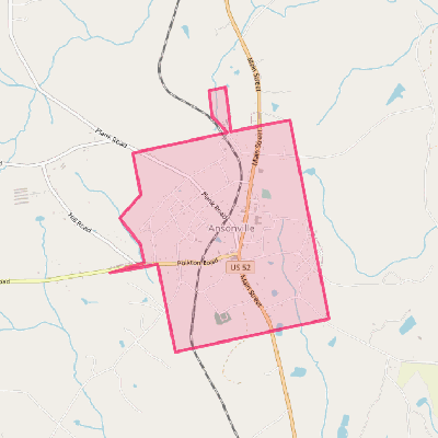 Map of Ansonville