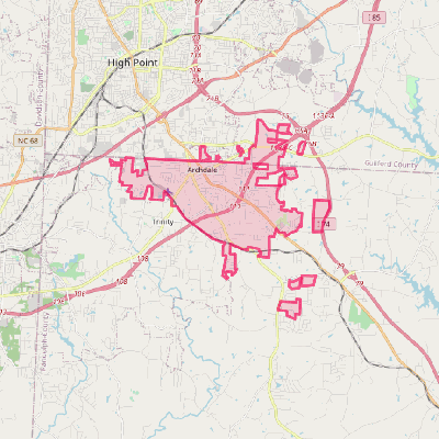 Map of Archdale