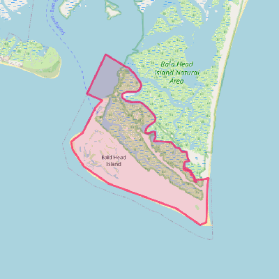 Map of Bald Head Island