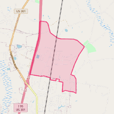 Map of Barker Ten Mile