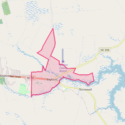 Map of Bayboro