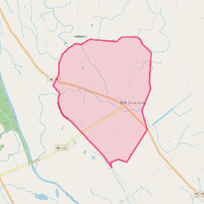 Map of Belvoir