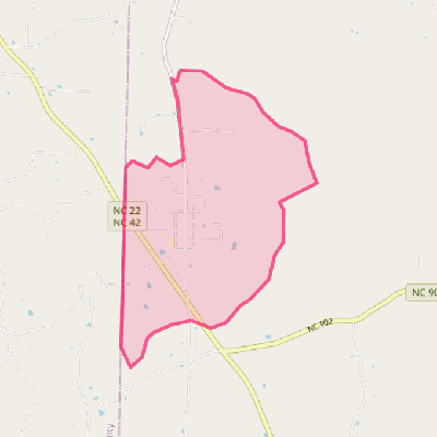 Map of Bennett