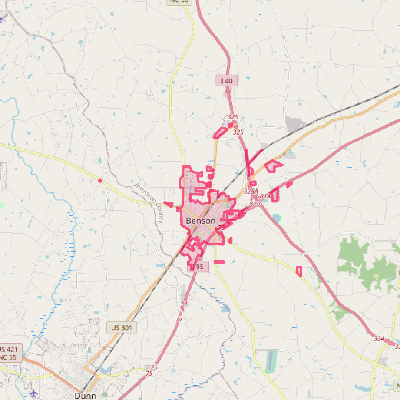 Map of Benson