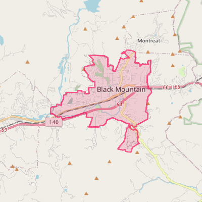 Map of Black Mountain