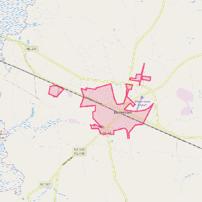 Map of Bladenboro