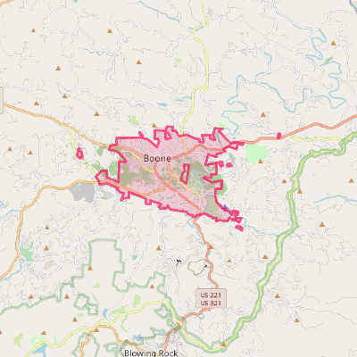 Map of Boone