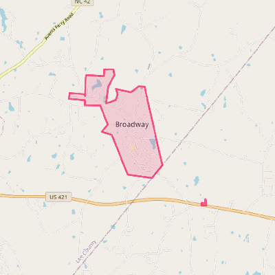 Map of Broadway