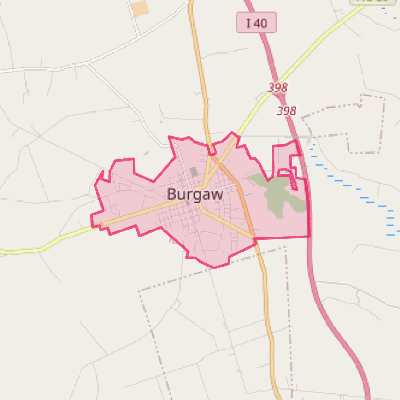 Map of Burgaw