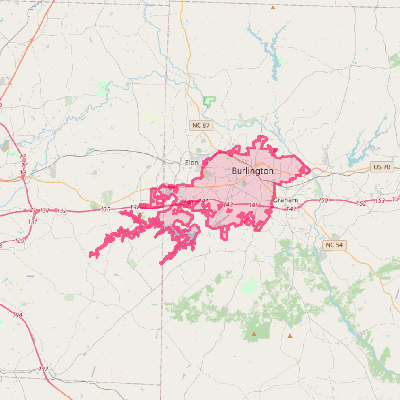 Map of Burlington