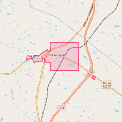 Map of Cameron