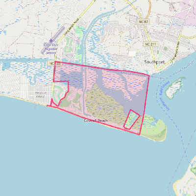 Map of Caswell Beach