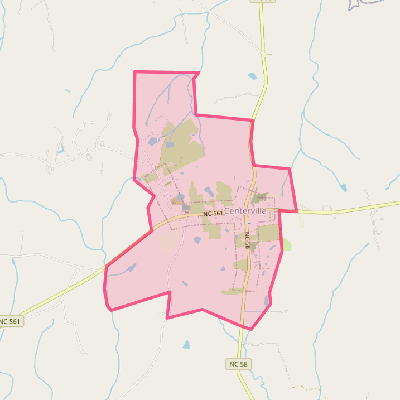 Map of Centerville