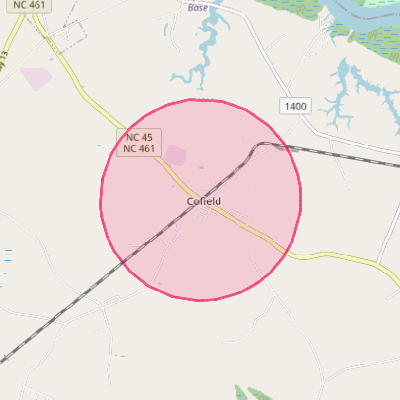 Map of Cofield