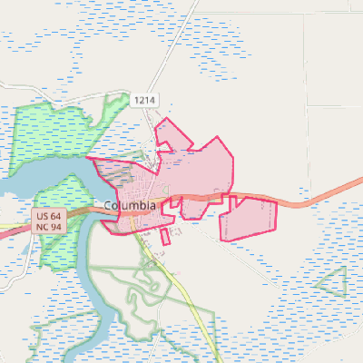 Map of Columbia