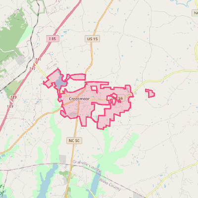 Map of Creedmoor