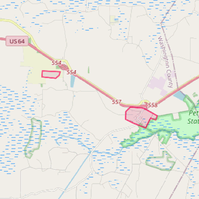 Map of Creswell