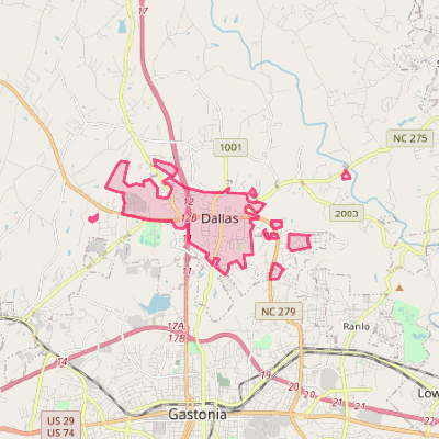 Map of Dallas