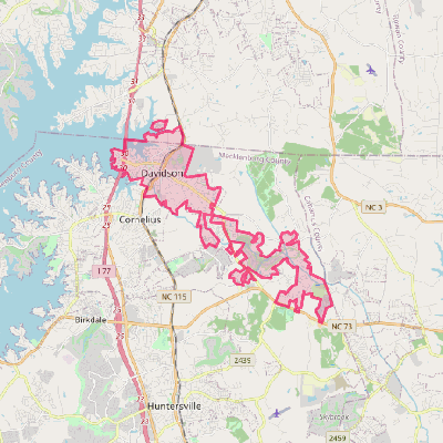 Map of Davidson