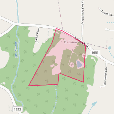 Map of Dellview