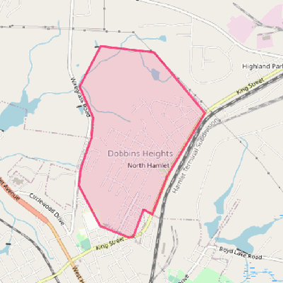 Map of Dobbins Heights