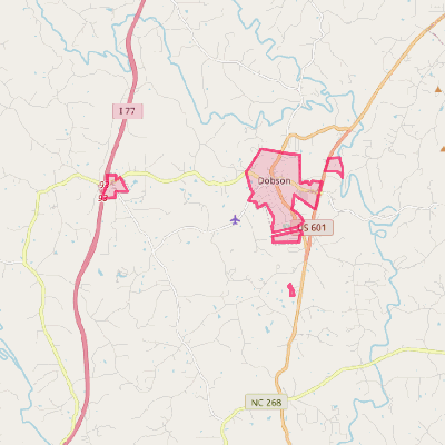 Map of Dobson