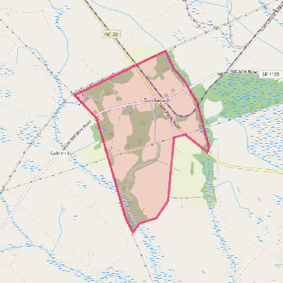 Map of Dundarrach