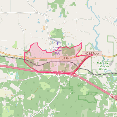 Map of Efland