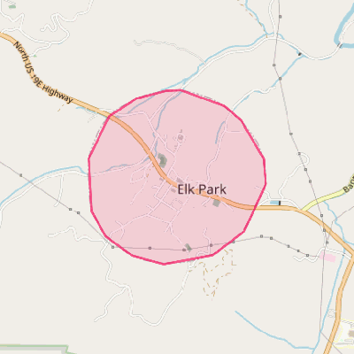 Map of Elk Park