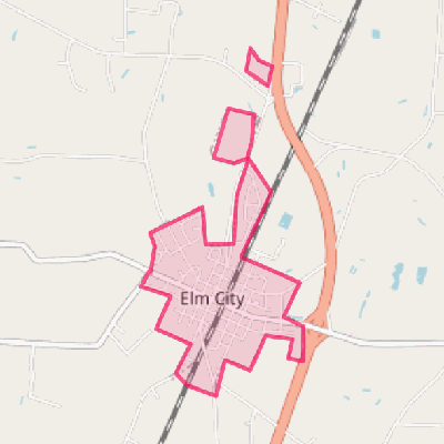 Map of Elm City