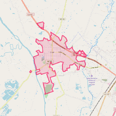 Map of Erwin