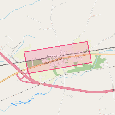 Map of Everetts