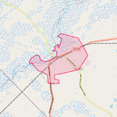 Map of Fair Bluff