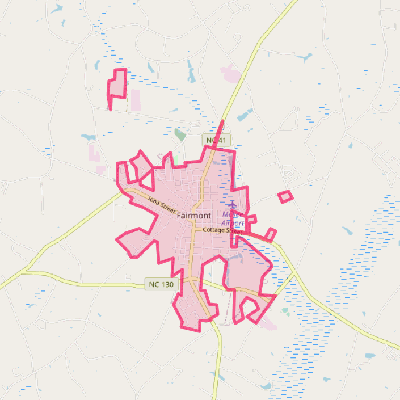 Map of Fairmont