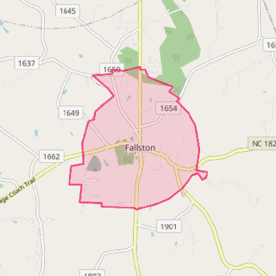 Map of Fallston