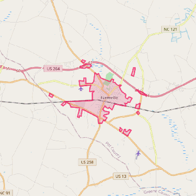 Map of Farmville
