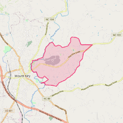 Map of Flat Rock