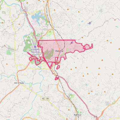 Map of Fletcher