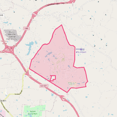 Map of Forest Oaks